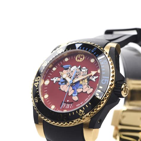 Gucci Three Little Pigs Dive Watch 